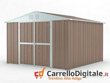 Box struttura lamiera Acciaio 327x307 tortora