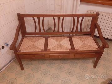 Cassa panca in legno 