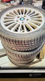 Cerchi bmw e46 da 17 con gomme seminuove
