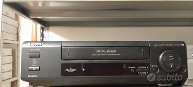 LETTORE VHS SONY SUPER FERMO IMMAGINE A.TRACKING+T