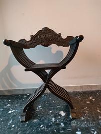 Sedia Savonarola XIX secolo