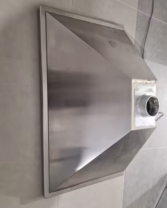 Cappa acciaio inox