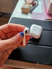 Airpod cuffia + Custodia ORIGINALI Apple