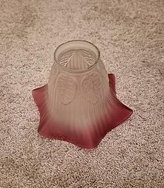 Tulip VETRO lavorato Viola satinato LAMPADARIO