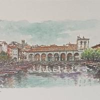 Stampe Lago di Garda cm 49x23
