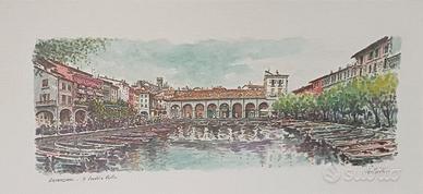 Stampe Lago di Garda cm 49x23