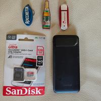 scheda SD, powerbank e chiavette usb