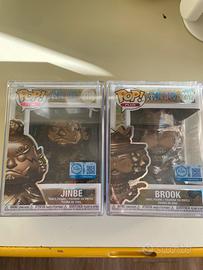 Funko Pop One Piece bronze Edition Brook & Jinbe