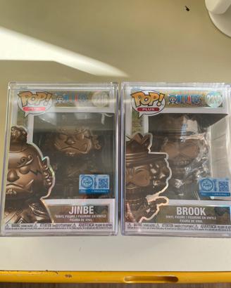 Funko Pop One Piece bronze Edition Brook & Jinbe
