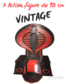 Trono Cobra per Action Figure G.I. Joe Vintage