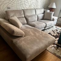 Poltone e Sofa’ divano con penisola e relax