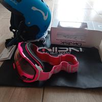 Casco da sci + maschera da sci.