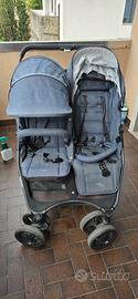 Passeggino gemellare Valco Snap Duo grigio