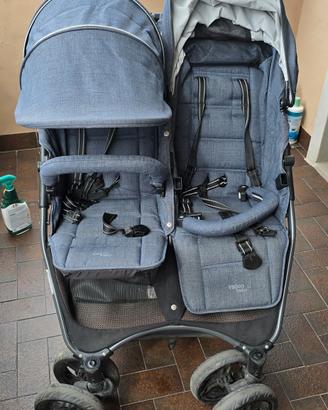 Passeggino gemellare Valco Snap Duo grigio