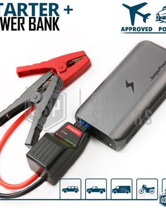 BOOSTER Auto AVVIATORE di Emergenza POWERBANK