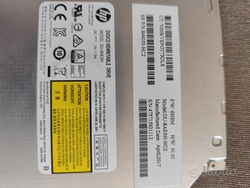 Lettore dvd-rw HP Slim per pc fisso
