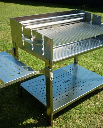 Barbecue a legna e carbonella inox 100 - ilSimo
