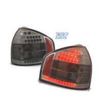FANALI AUDI A3 8L 96-03 LED FUMÉ FONDO CROMATO