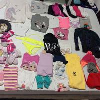 Stock 100/150 articoli vestiti bambina da 4 a 6-8