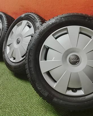 Cerchi Audi A3 Vw Golf Caddy 99% Inverna 205 55 16