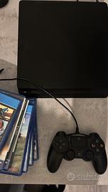 PS4 USATA +CONTROLLER+GIOCHI  -   PERFETTA