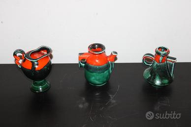 Set di tre ceramiche pop art – Roma 1960
