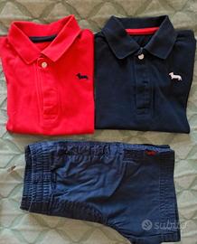 set estivo polo e pantaloncini bimbo 4 anni