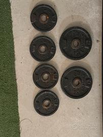 Struttura porta bilancere + dischi