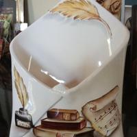 Portaposta ceramica dipinta a mano Lory Poma Pavia