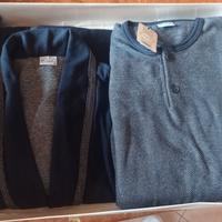 Coordinato uomo invernale vestaglia+pigiama 