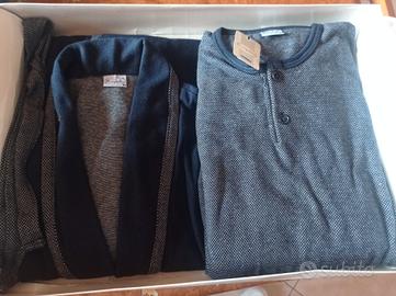Coordinato uomo invernale vestaglia+pigiama 