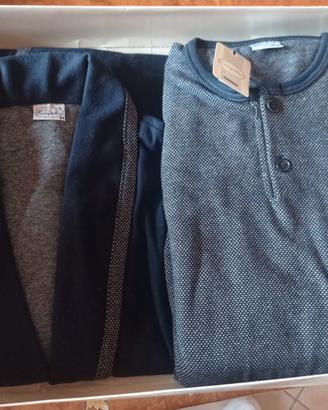 Coordinato uomo invernale vestaglia+pigiama 