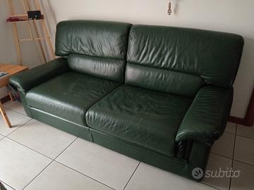 Divano letto con poltrona motorizzata reclinabile 