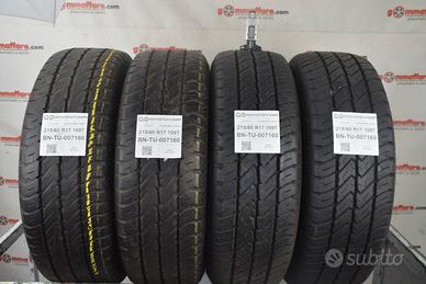 4 pneumatici dunlop 215/60 r17 109t carico tu7160