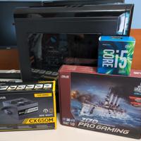 PC Scheda Madre + CPU + Alimentatore + Case