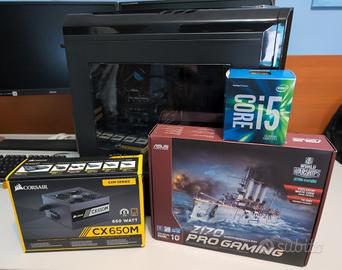 PC Scheda Madre + CPU + Alimentatore + Case