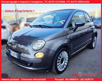 Fiat 500 Cabrio - 2015 Lounge 1.2 Benzina 70cv.