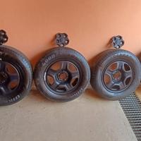 4 cerchi Jeep originali Mopar 16" gommati