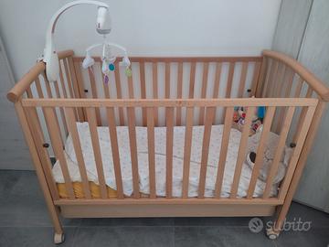 culla in legno naturale 
