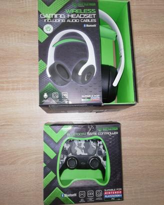 Set Cuffie e Controller Gaming Wireless