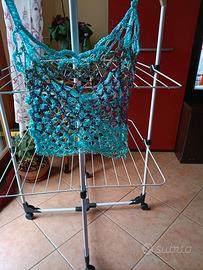 Canotta in cotone lavorazione ad uncinetto 