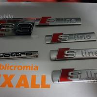 Loghi x audi s line s3 quattro tutti originale