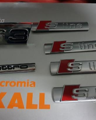 Loghi x audi s line s3 quattro tutti originale