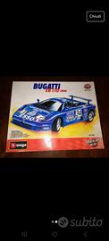 Modellino Bugatti blu