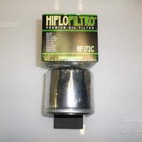 Filtro olio motore hiflo cromato harley davidson