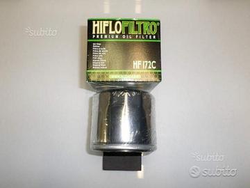 Filtro olio motore hiflo cromato harley davidson