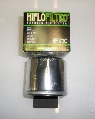 Filtro olio motore hiflo cromato harley davidson