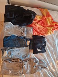 jeans e felpe