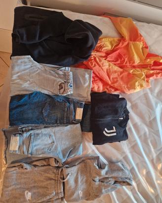 jeans e felpe