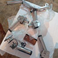 acciaio inox 316 portacanne basculanti porta canne